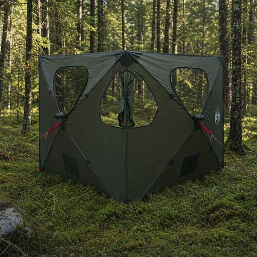  Lovni šator s krovom Maslinasto zelena 145 x 145 x 150 cm Cene
