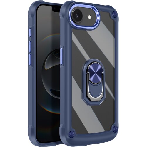 AVIZAR Etui za iPhone 17e z okrepljeni kotički in magnetnim obročem, Modra, (5000274738) Cene