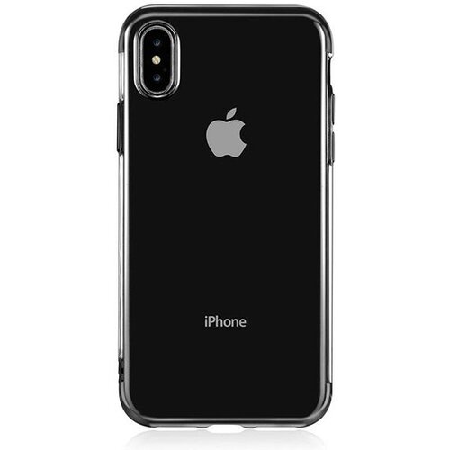 Elegance tanek silikonski ovitek za Huawei P40 Pro / Plus - prozoren s črnim robom Cene