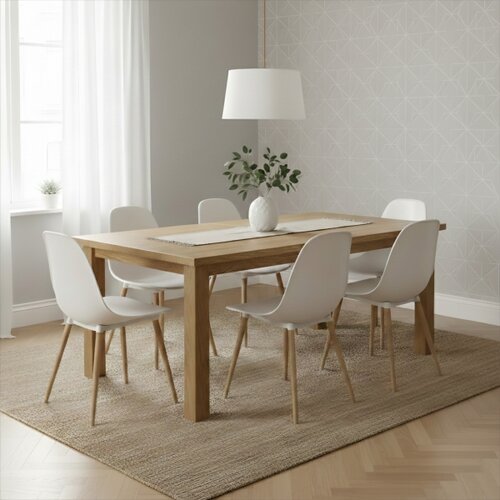  Visilica na sajli AIDA 1xE27/60W/230V &amp;Oslash; 35 cm hrast/braon/bela Slike