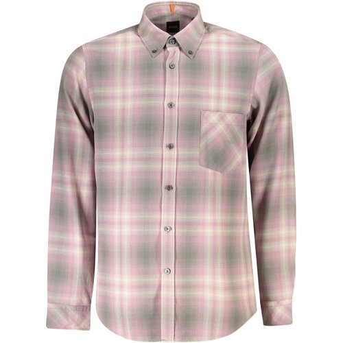 Boss HUGO LONG SLEEVE SHIRT MEN PINK Slike