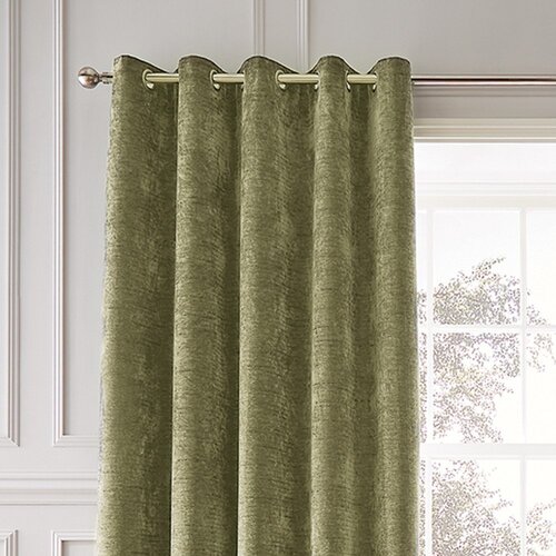 Hyperion Kaki zelene termo izolacijske zavjese u setu 2 kom od šenila 168x183 cm Selene Luxury Chenille – Cijene