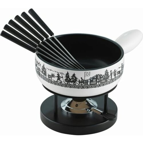 Kuhn Rikon Sirni fondu set indukcija plan&amp;scaron;arski pa&amp;scaron;nik 23 cm Slike