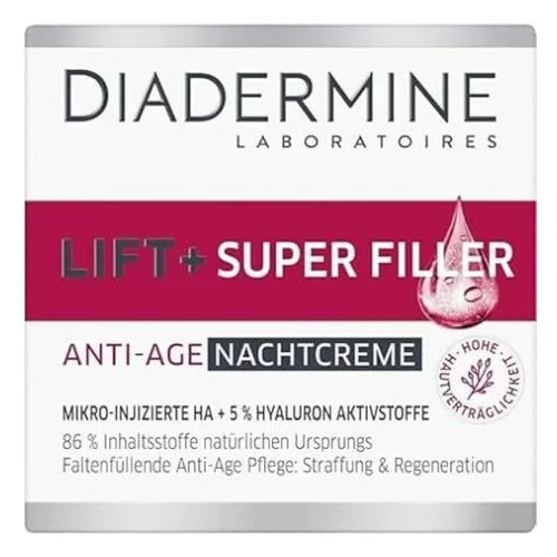 Diadermine Lift+ Super Filler Anti-Age Night Cream noćna krema za pomlađivanje kože 50 ml za ženske
