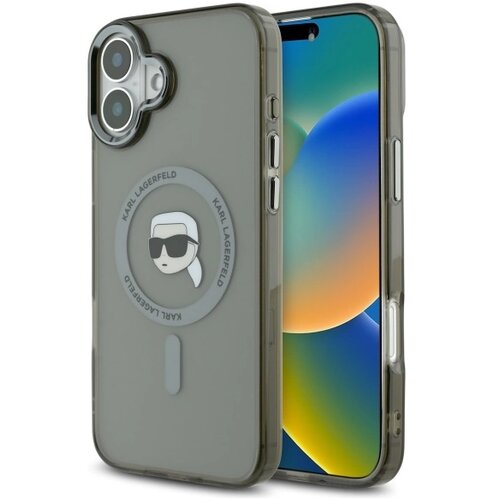 Karl Lagerfeld IML KOVINSKA OVITEK KARL HEAD ZA MAGSAFE ZA IPHONE 16 ČRNA, (21897124) Cene