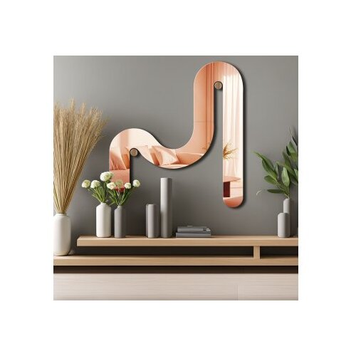 WALLXPERT dekorativno ogledalo Ozgl509 rose gold Cene