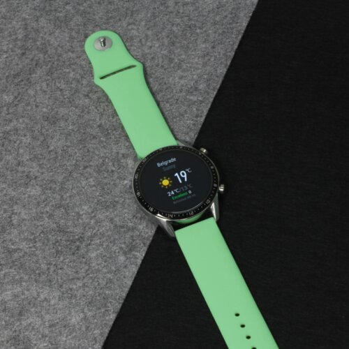 narukvica plain za smart watch 22mm zelena Slike