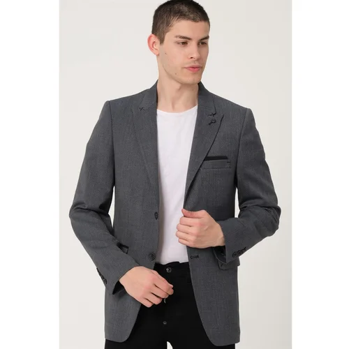 Dewberry C9058 MEN'S JACKET-ANTHRACIC