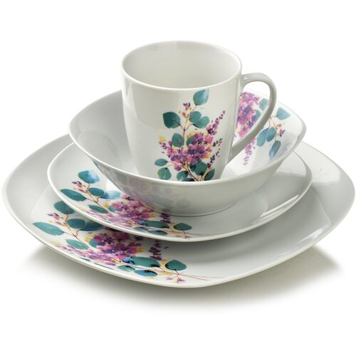Mondex Jedilni servis porcelan AFFEKDESIGN Lea Lavender 25,5/19,5/17 cm vijoličen 16-delni, (5000226015) Cene