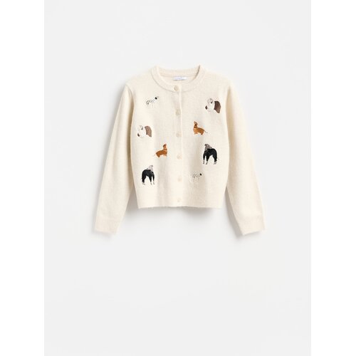 Reserved LADIES` SWEATER - boja kože Cene