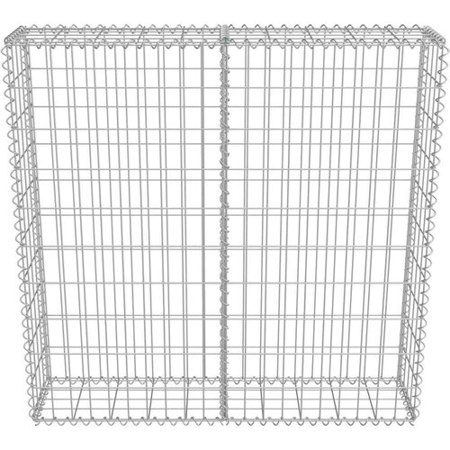 Gabionski zid s poklopcima od pocinčanog čelika 100 x 20 x 100 cm Slike