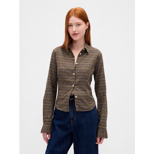 GAP Flannel Crop Shirt - Ladies Cene