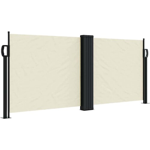  Uvlačiva bočna tenda 100 x 600 cm krem Slike