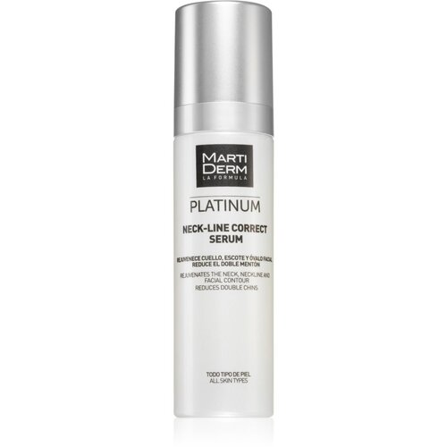 MARTIDERM Platinum intenzivni lifting serum za učvrstitev vratu in brade 50 ml Slike
