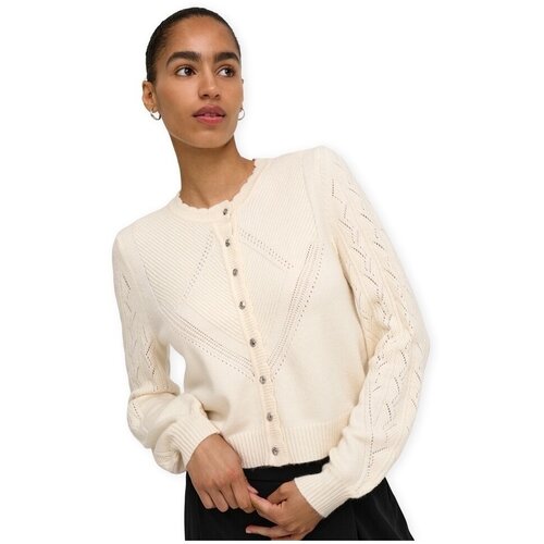 Only Telovniki &amp;amp; Jope Princess Cardigan - Whitecap Grey/Mel/Silver Bež Slike