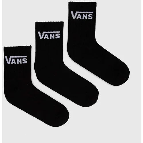 Vans Čarape 3-pack za muškarce, boja: crna