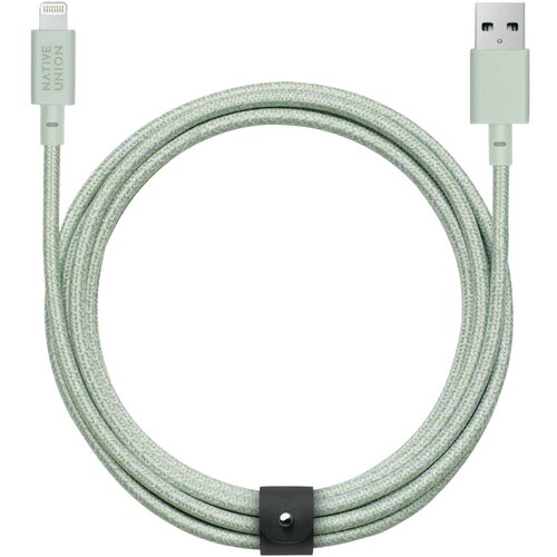 NATIVE UNION Belt Cable USB-A to Lightning 3m Sage Slike