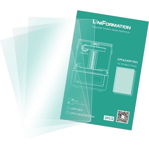 UniFormation nFEP Film - Set od 3, GK3 Ultra Slike