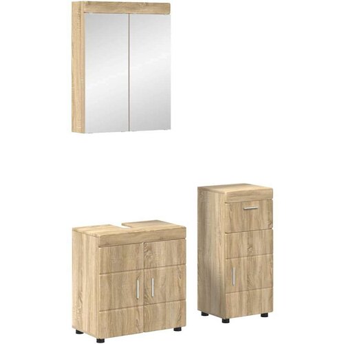  Set namje&amp;scaron;taja za kupaonicu s ladicama TULUM Sonoma hrast Slike