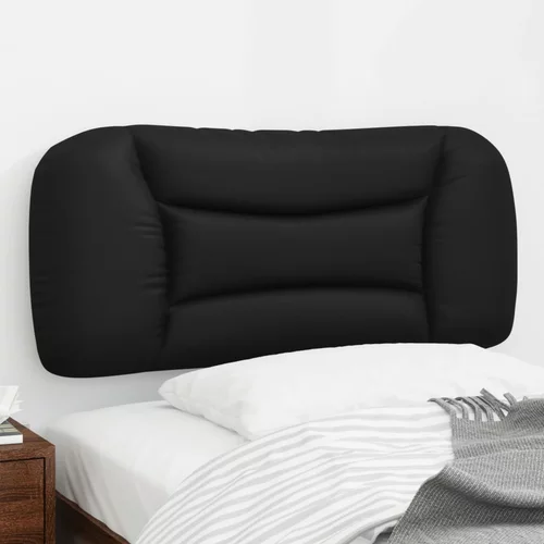 Jastuk za uzglavlje crni 90 cm od umjetne kože