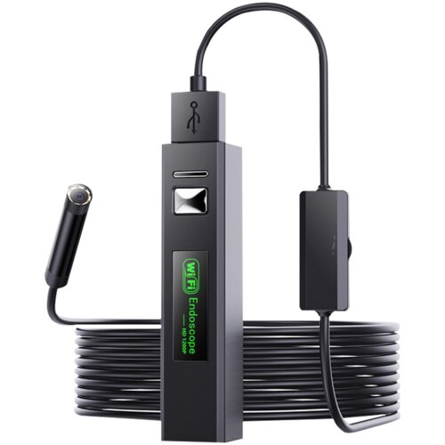 INF Brezžična endoskopska kamera 1200P HD IP68 vodotesna, združljiva z mobilnim telefonom Black 5m, (21276776) Slike