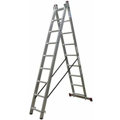 Krause-werk dvodelna večnamenska lestev Corda 2x9 stopnic 030290 Cene