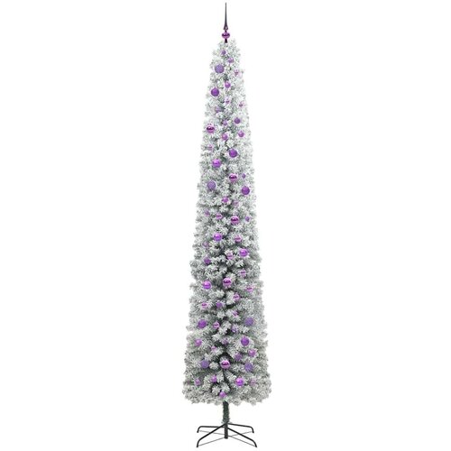 VidaXL Umjetno božićno drvce Zelena 270 cm PVC i čelik i plastika Slike