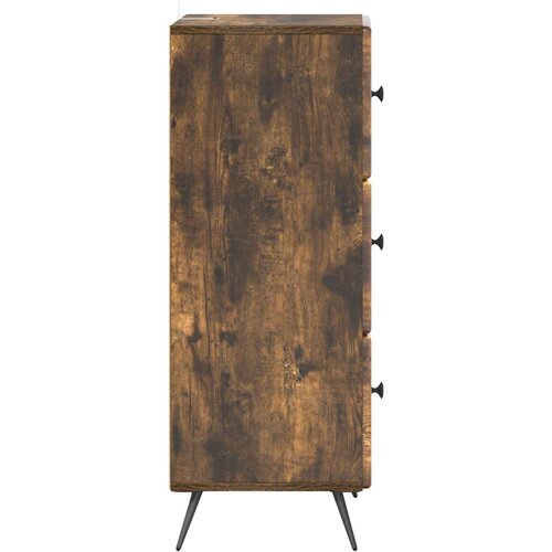  Ormar s ladicama Dimljeni hrast 33 x 34,5 x 90 cm Slike