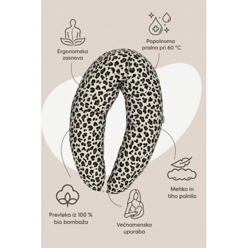 Nosečni&amp;scaron;ka in dojilna blazina XXL PREMIUM 190 x 76 cm | Bio bombaž | OEKO-TEX | Ergonomska blazina za spanje in dojenje Slike