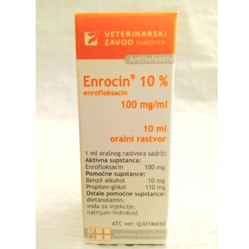  Enrocin 10% 10ml Cene