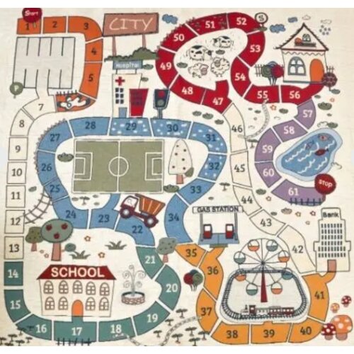 Monkey Gym Igralna podloga za otroke Dinamico (175x175 cm) za otroke, (5000077175) Cene