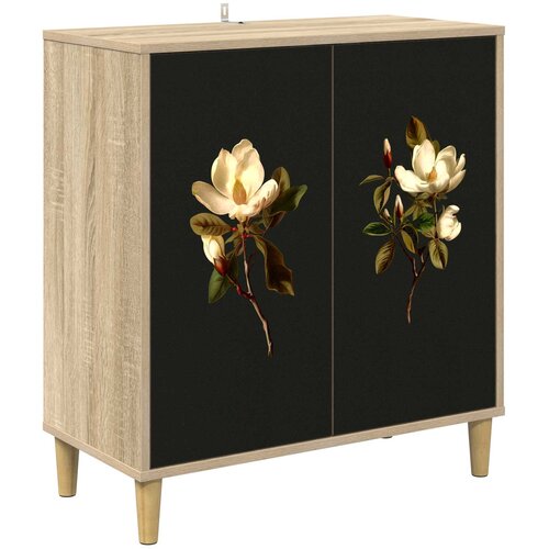  Kreveta BREMEN Sonoma 69 x 33 x 75 cm Konstruirano drvo Slike