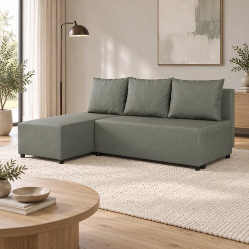 Grantex Line Ugaona garnitura Lena V, 130x190cm, Zelena Cene
