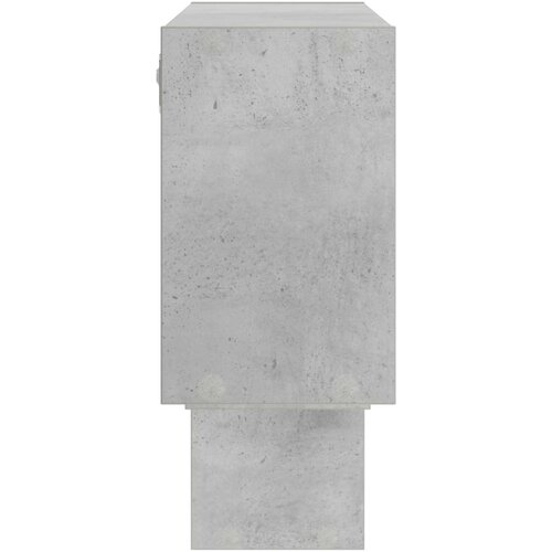  Zidna polica Betonska siva 158 x 17 x 53 cm Konstruirano drvo Slike