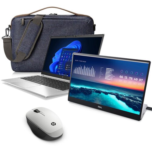  URED ZA VAN - HP 840 G7 i5, 16GB, 512GB SSD + prijenosni monitor + ... Cijene