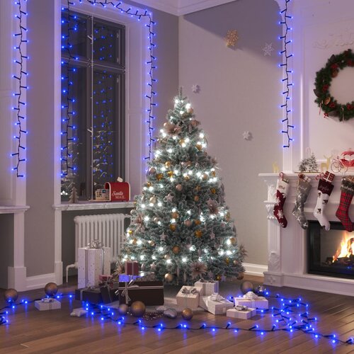 vidaXL Kompaktna LED traka s 400 LED žarulja plava 4 m PVC Cijene