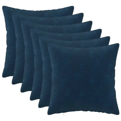  Jastuk s jastukom HEERLEN 6 kom. Plava Mikrofibra Flis - Plava 40 x 40 cm 6 Cijene