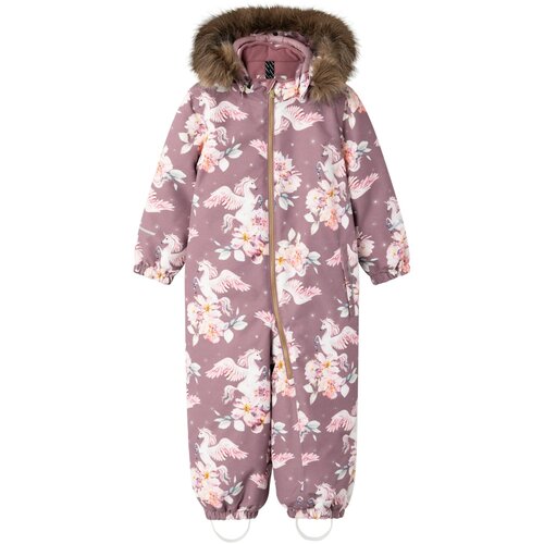 Name it Funkcionalna obleka &amp;#039;SNOW10&amp;#039; pastelno zelena / mauve / ros&amp;eacute; Slike