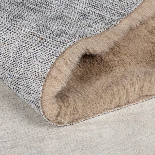 Flair Rugs Rjavo sintetično krzno 180x290 cm Waffle Faux Fur &amp;ndash; Slike
