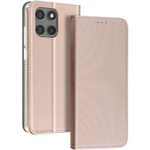 AVIZAR Etui za Motorola Edge 60 Pro, teksturiran, črtast z držalom za kartice, Zlata, (5000189849) Cene