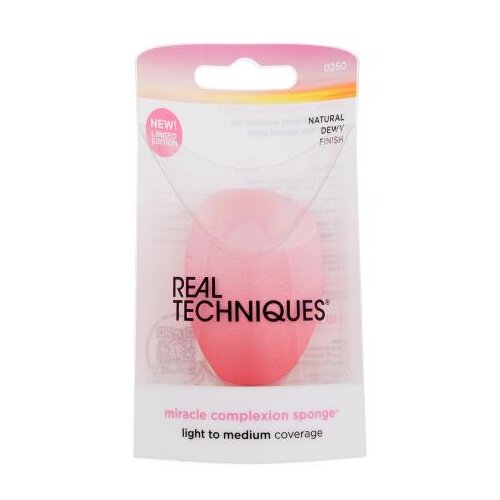 Real Techniques Miracle Complexion Sponge Limited Edition Pink aplikator za &amp;scaron;minkanje 1 kom Slike