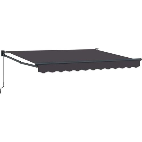  Ručno sklopiva tenda Antracit 2 5 x 2 m Poliester s PU premazom - Antracit (antracitni okvir) 2 5 x 2 m Cijene