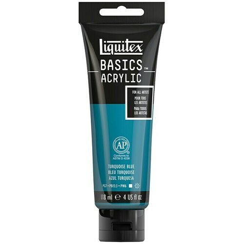 LIQUITEX Basics Akrilna boja (Tirkizno plava, 118 ml, Tuba) Slike
