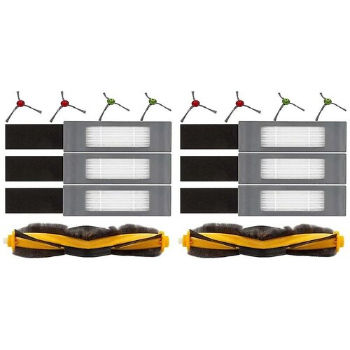INORCO 2x Kit de repuesto kompatibilen Ecovacs Deebot Ozmo 950 T5 920 T8 T8aiv Ozmo T8 T9 Power T9 Max N8 Pro Plus Piezas de vaco, (21983367) Slike