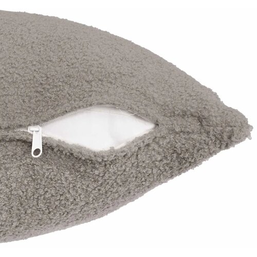  Presvlaka za jastuk 2 pcs HEERLEN Svjetlosiva 40 x 80 cm Boucl&amp;eacute; - Svjetlosiva 40 x 80 cm 2 Slike