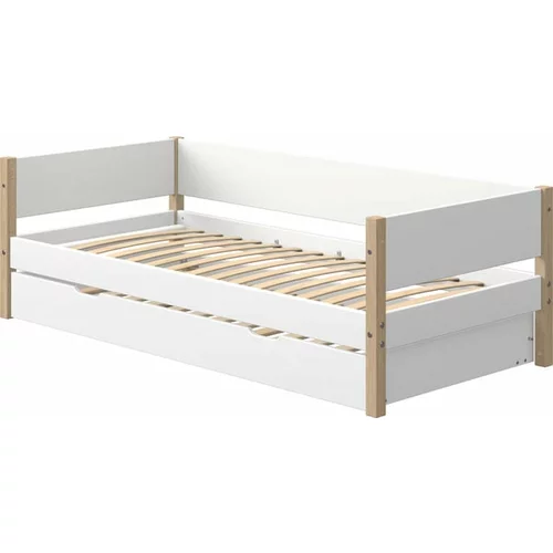 Flexa NOR enojna postelja 200x90 cm z raztegljivo posteljo