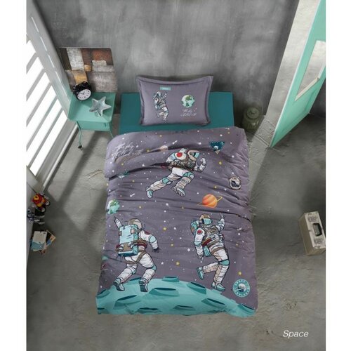 Stefan dečija posteljina Astronaut 140x200/50x70 NMRA9EA Slike