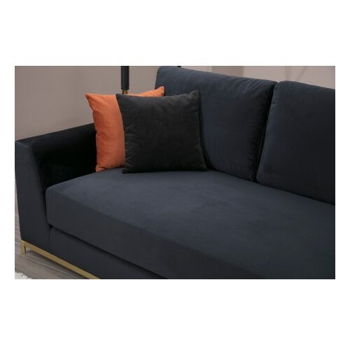 Atelier Del Sofa Trosjed Crno-Zlatni Slike