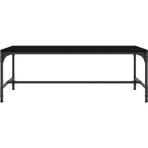  Stolić za kavu crni 100 x 50 x 35 cm od konstruiranog drva Slike