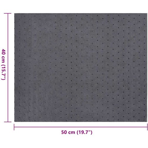 VidaXL Jastučići za upijanje ulja 100 kom sivi 40x50 cm Slike